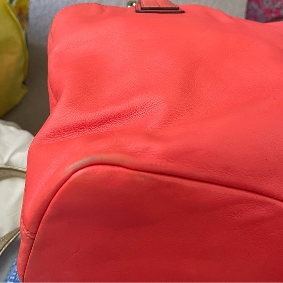 Coach Bright Coral Cammie Chain Tote - Picture 7 of 10